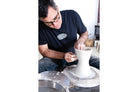 Artist Michael Sherrill using the White Finishing Mudsponge